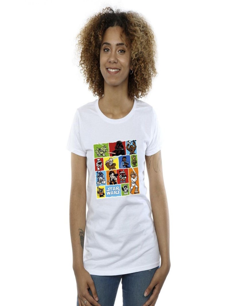 Star Wars - T-shirt Blanc - Kiabi