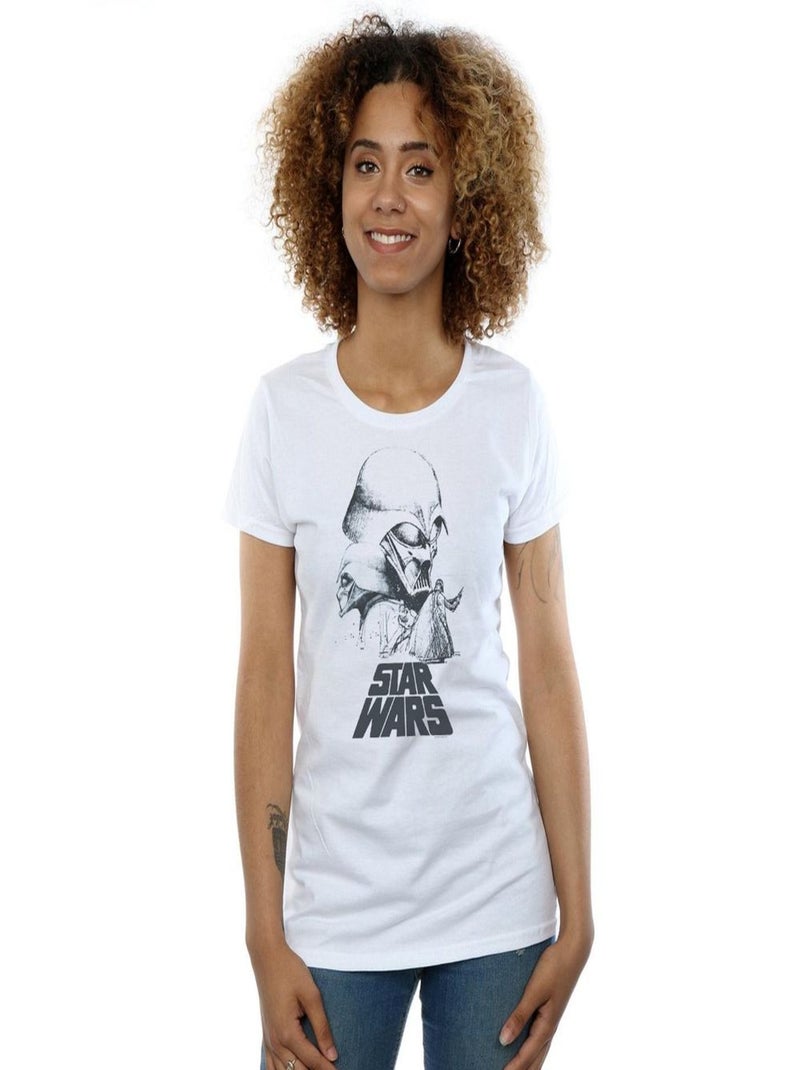 Star Wars - T-shirt Blanc - Kiabi
