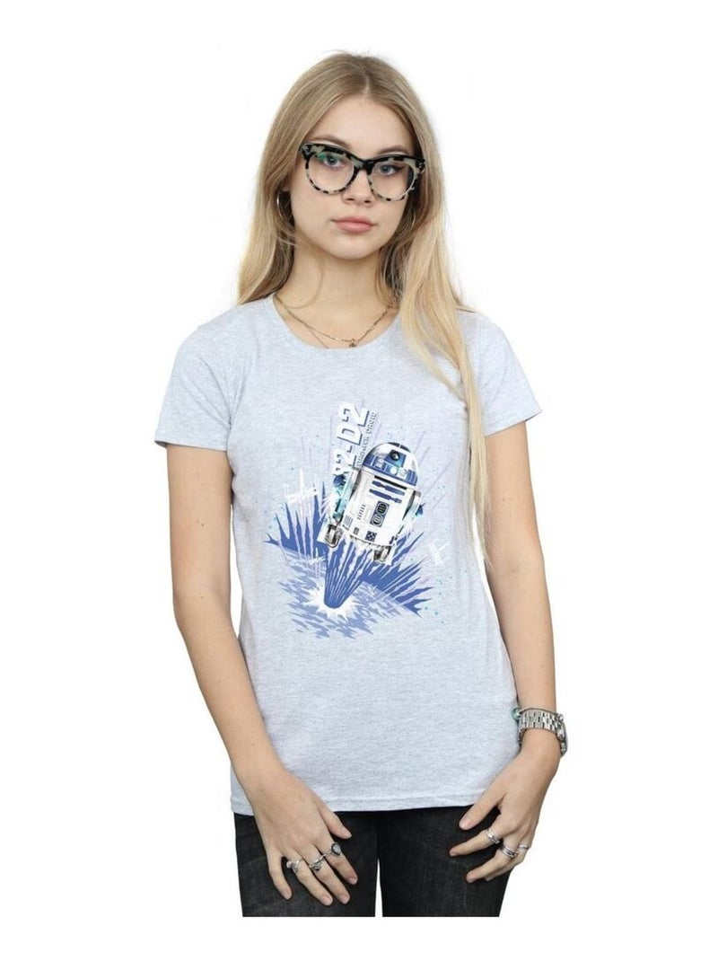Star Wars - T-shirt BLAST OFF Gris chiné - Kiabi