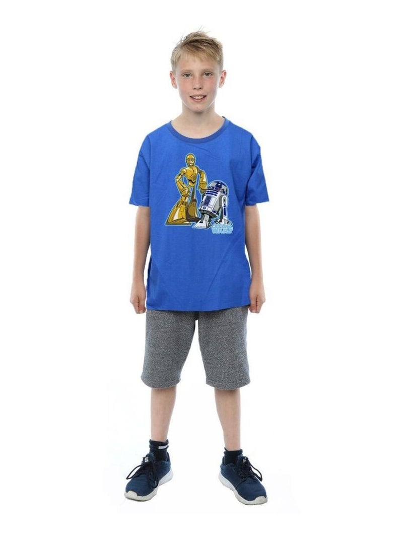 Star Wars - T-shirt Bleu roi - Kiabi