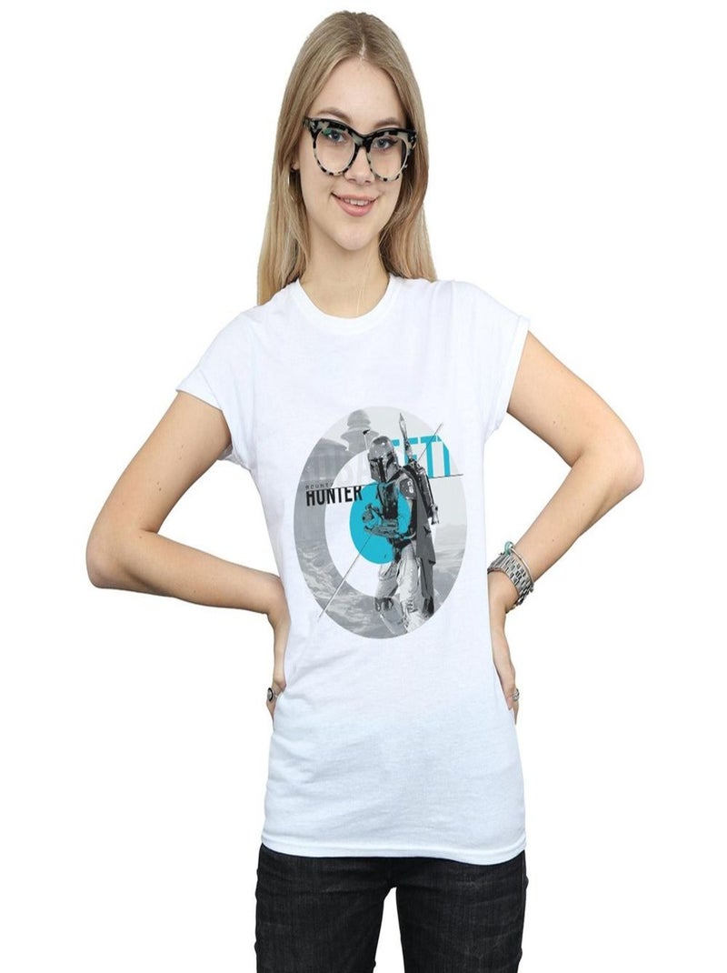 Star Wars - T-shirt BOUNTY HUNTER Blanc - Kiabi