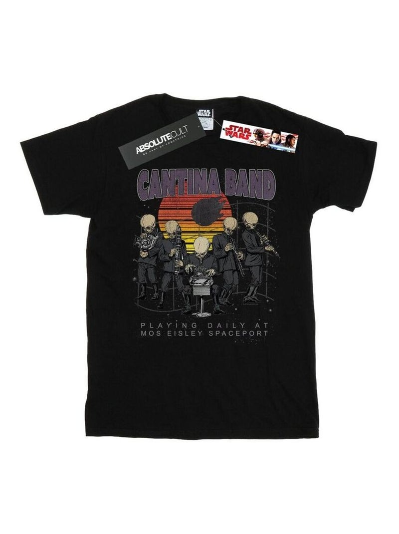 Star Wars - T-shirt CANTINA SPACEPORT Noir - Kiabi