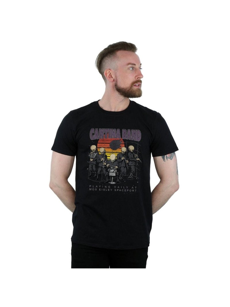 Star Wars - T-shirt CANTINA SPACEPORT Noir - Kiabi