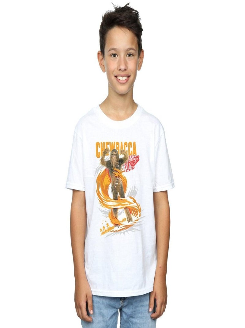 Star Wars - T-shirt CHEWBACCA Blanc - Kiabi