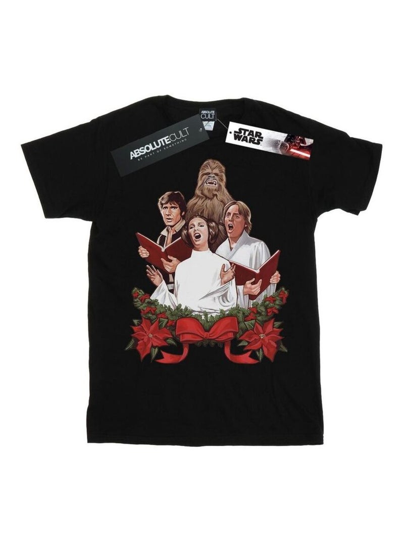 Star Wars - T-shirt CHRISTMAS CAROLS Noir - Kiabi
