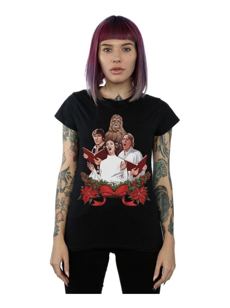 Star Wars - T-shirt CHRISTMAS CAROLS Noir - Kiabi