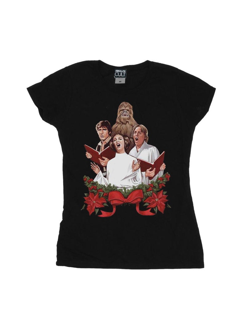 Star Wars - T-shirt CHRISTMAS CAROLS Noir - Kiabi