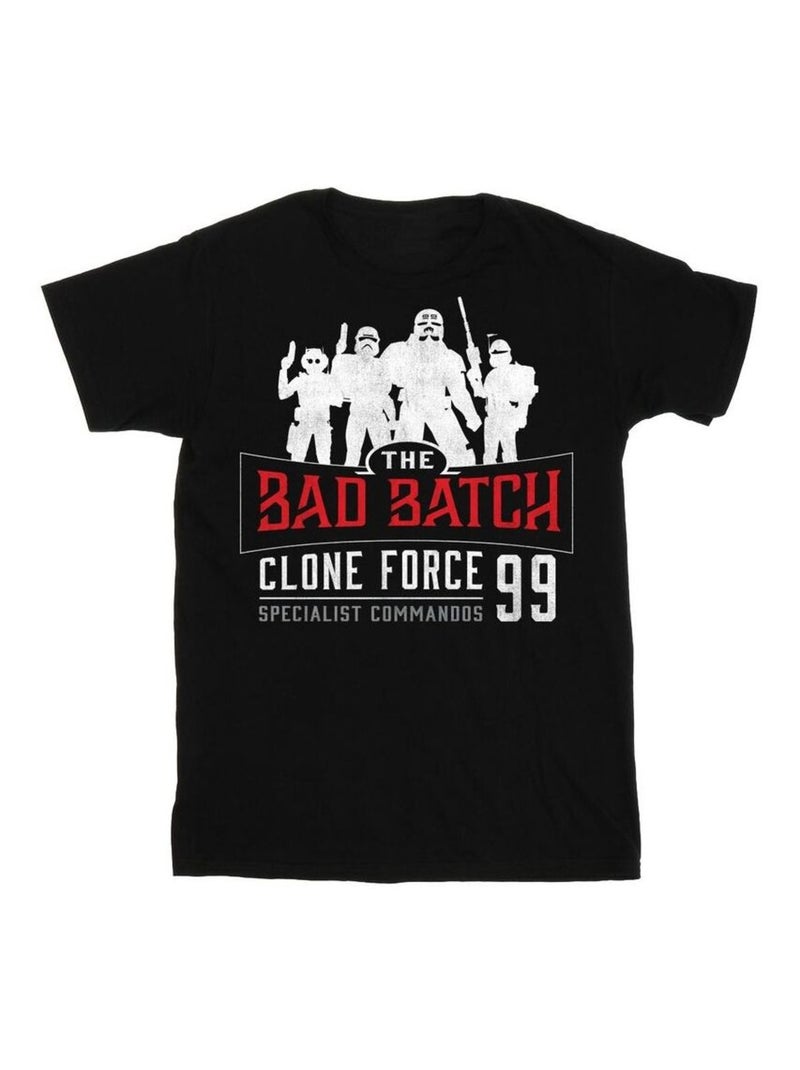 Star Wars - T-shirt CLONE FORCE Noir - Kiabi