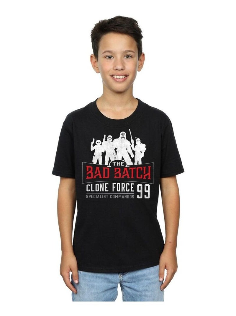 Star Wars - T-shirt CLONE FORCE Noir - Kiabi