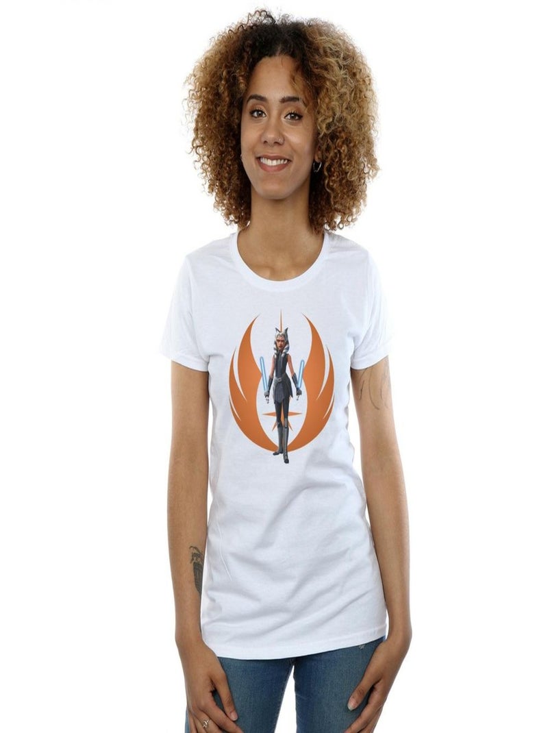 Star Wars - T-shirt CLONE WARS Blanc - Kiabi