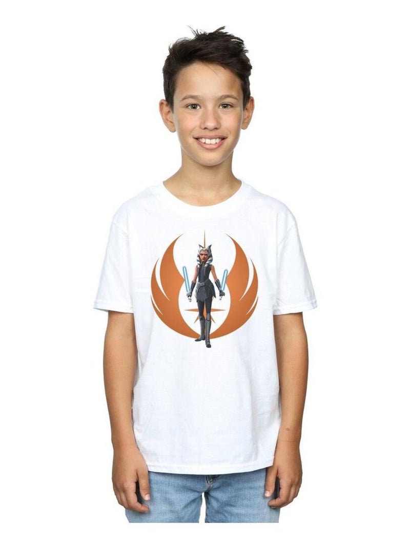 Star Wars - T-shirt CLONE WARS Blanc - Kiabi