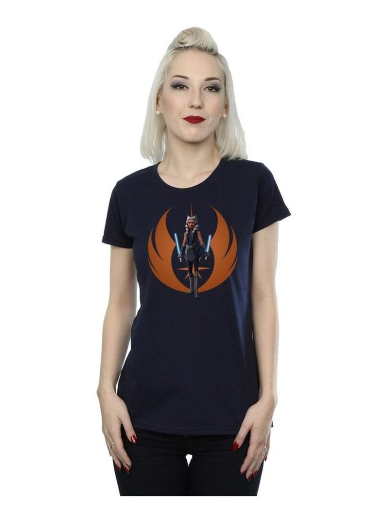 Star Wars - T-shirt CLONE WARS Bleu marine - Kiabi