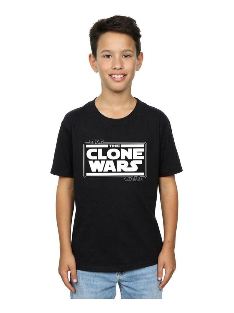 Star Wars - T-shirt CLONE WARS Noir - Kiabi