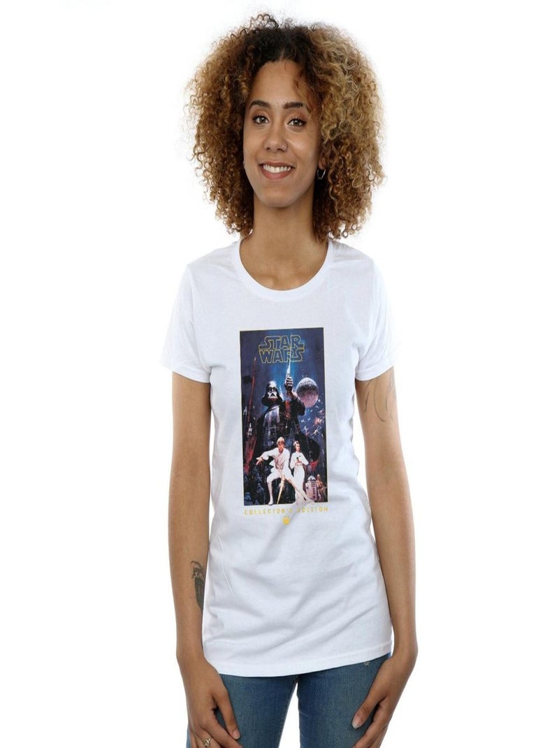 Star Wars - T-shirt COLLECTOR'S EDITION Blanc - Kiabi