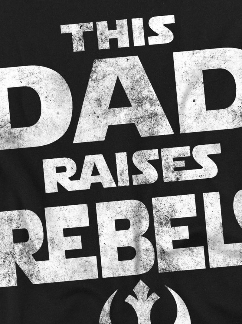 Star Wars - T-shirt DAD RAISES REBELS Noir - Kiabi