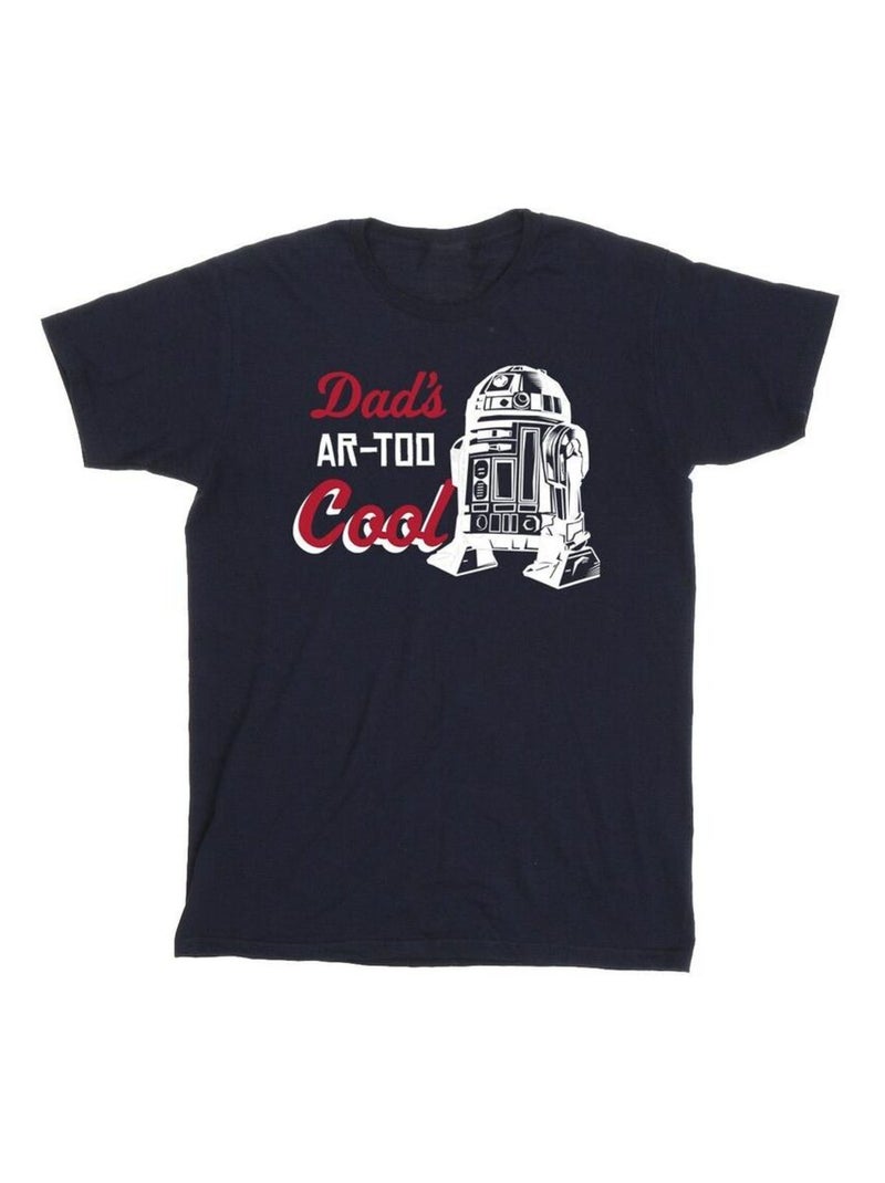 Star Wars - T-shirt DADS R2 COOL Bleu marine - Kiabi