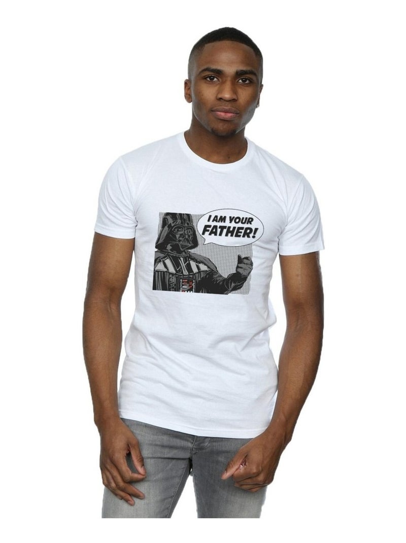 Star Wars - T-shirt DARTH VADER Blanc - Kiabi