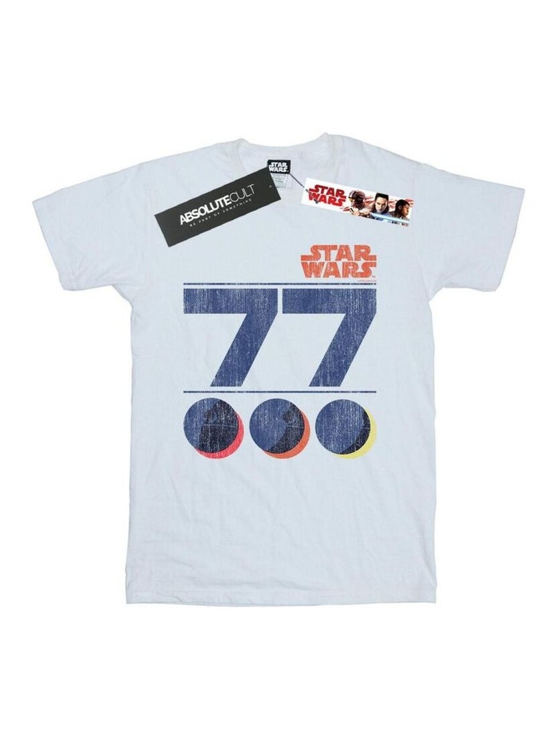 Star Wars - T-shirt DEATH STAR Blanc - Kiabi