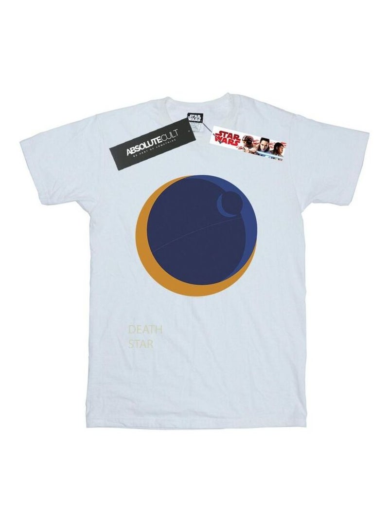Star Wars - T-shirt DEATH STAR Blanc - Kiabi