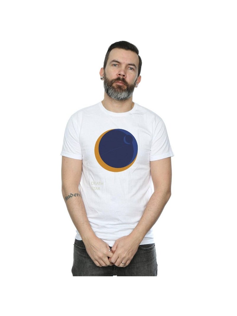 Star Wars - T-shirt DEATH STAR Blanc - Kiabi