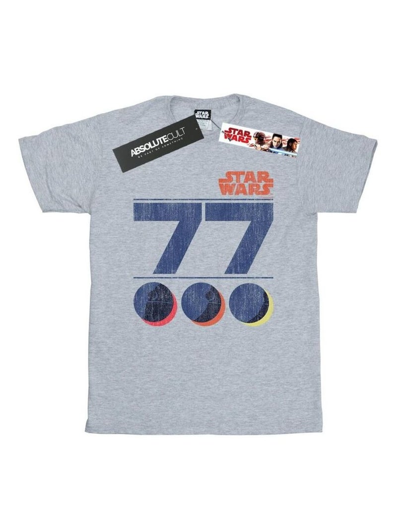 Star Wars - T-shirt DEATH STAR Gris chiné - Kiabi