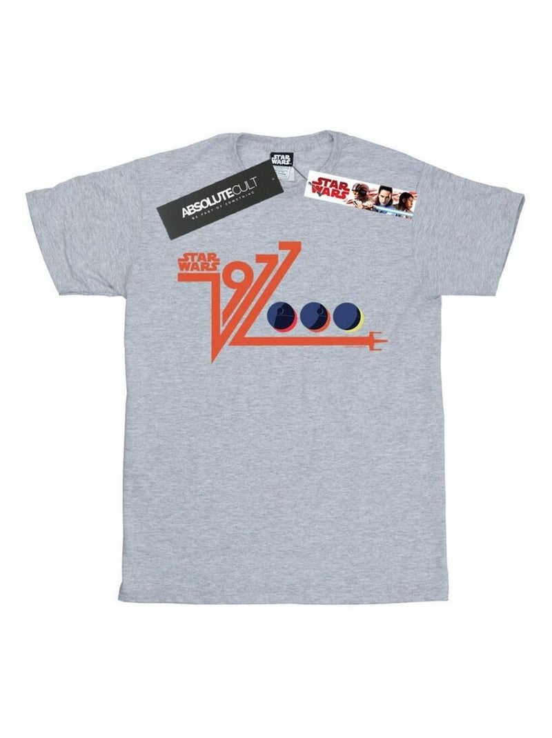 Star Wars - T-shirt DEATH STAR Gris chiné - Kiabi