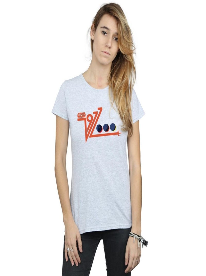 Star Wars - T-shirt DEATH STAR Gris chiné - Kiabi