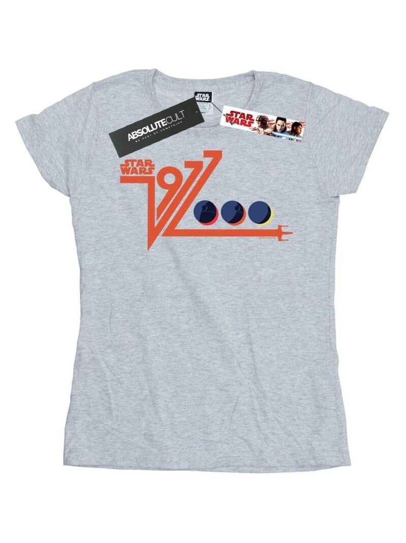 Star Wars - T-shirt DEATH STAR Gris chiné - Kiabi