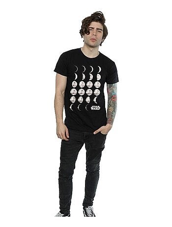 Star Wars - T-shirt DEATH STAR MOON PHASES