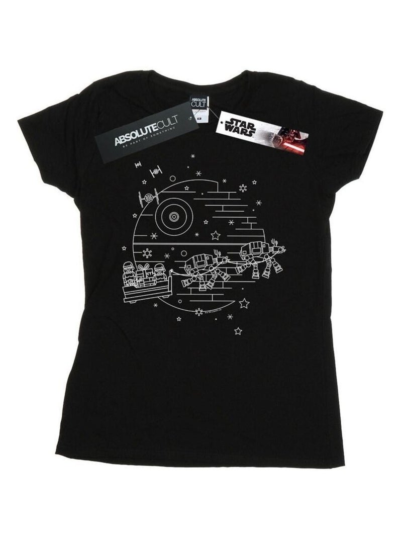 Star Wars - T-shirt DEATH STAR Noir - Kiabi