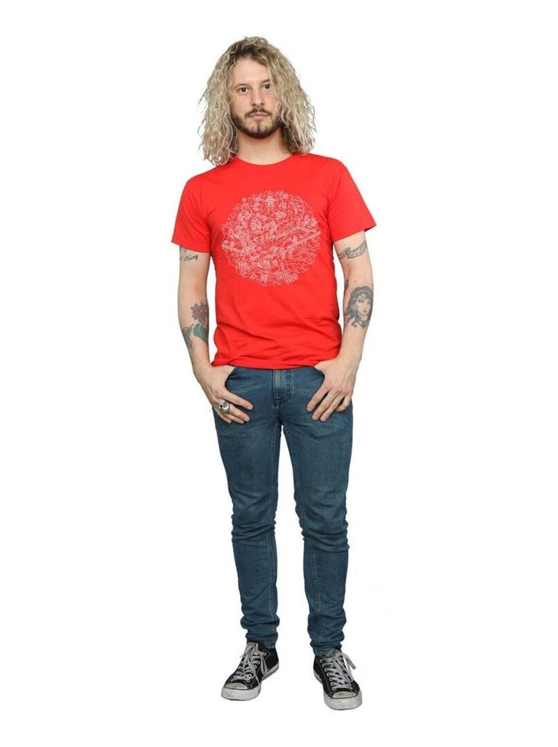 Star Wars - T-shirt DEATH STAR Rouge - Kiabi