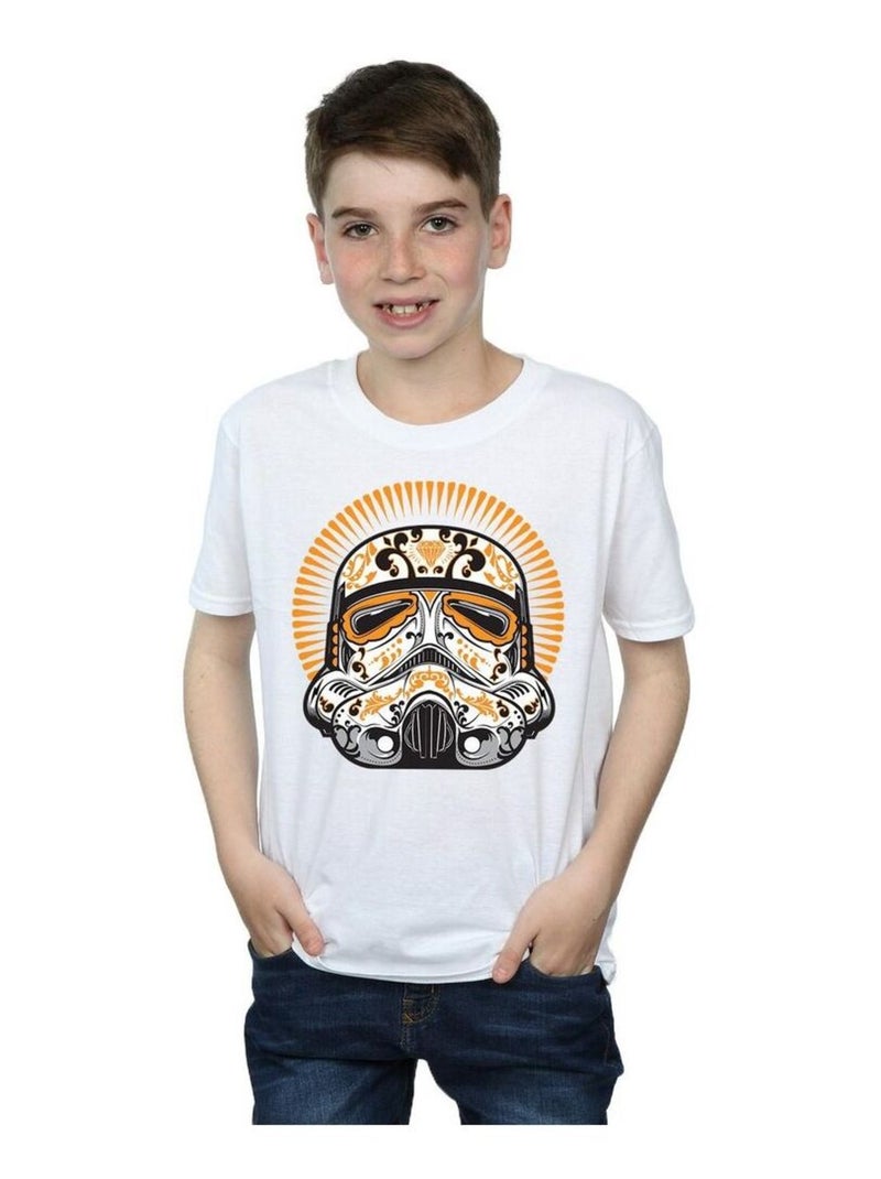 Star Wars - T-shirt DIA DE LOS MUERTOS Blanc - Kiabi