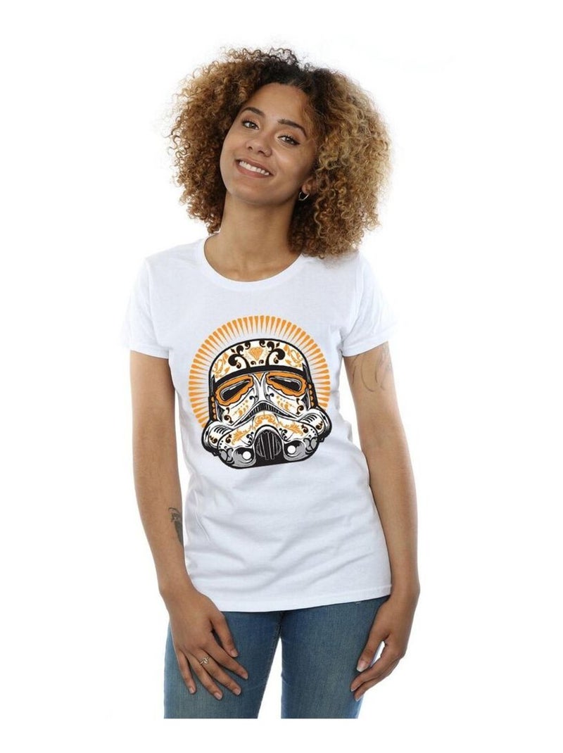 Star Wars - T-shirt DIA DE LOS MUERTOS Blanc - Kiabi