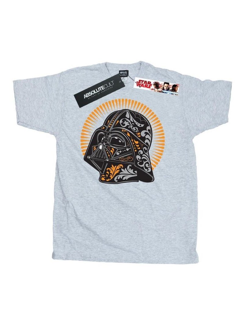 Star Wars - T-shirt DIA DE LOS MUERTOS Gris chiné - Kiabi