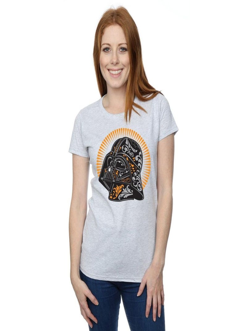 Star Wars - T-shirt DIA DE LOS MUERTOS Gris chiné - Kiabi