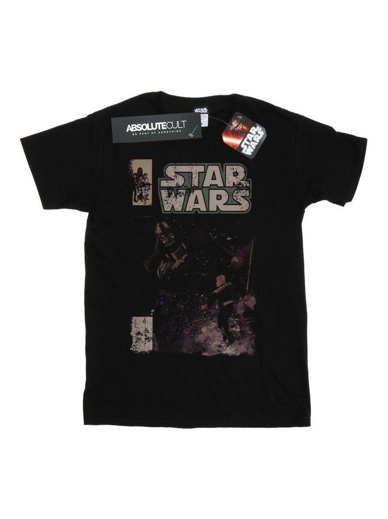 Star Wars - T-shirt DUEL Noir - Kiabi