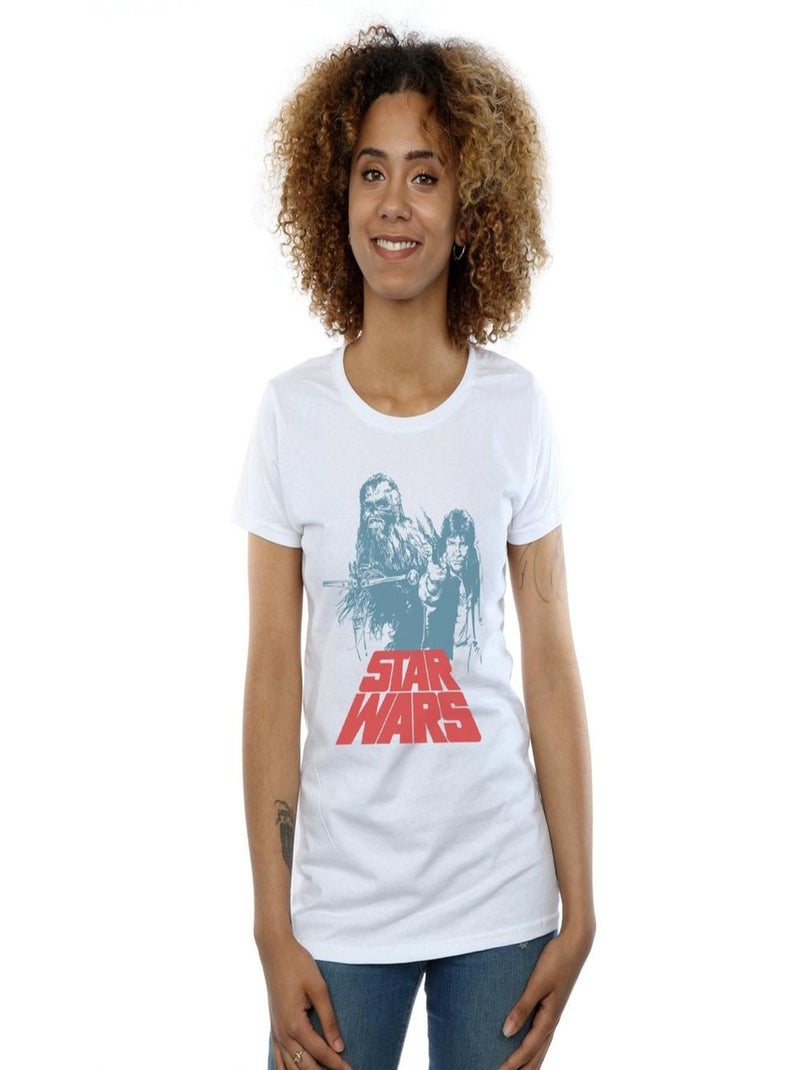 Star Wars - T-shirt DUET Blanc - Kiabi