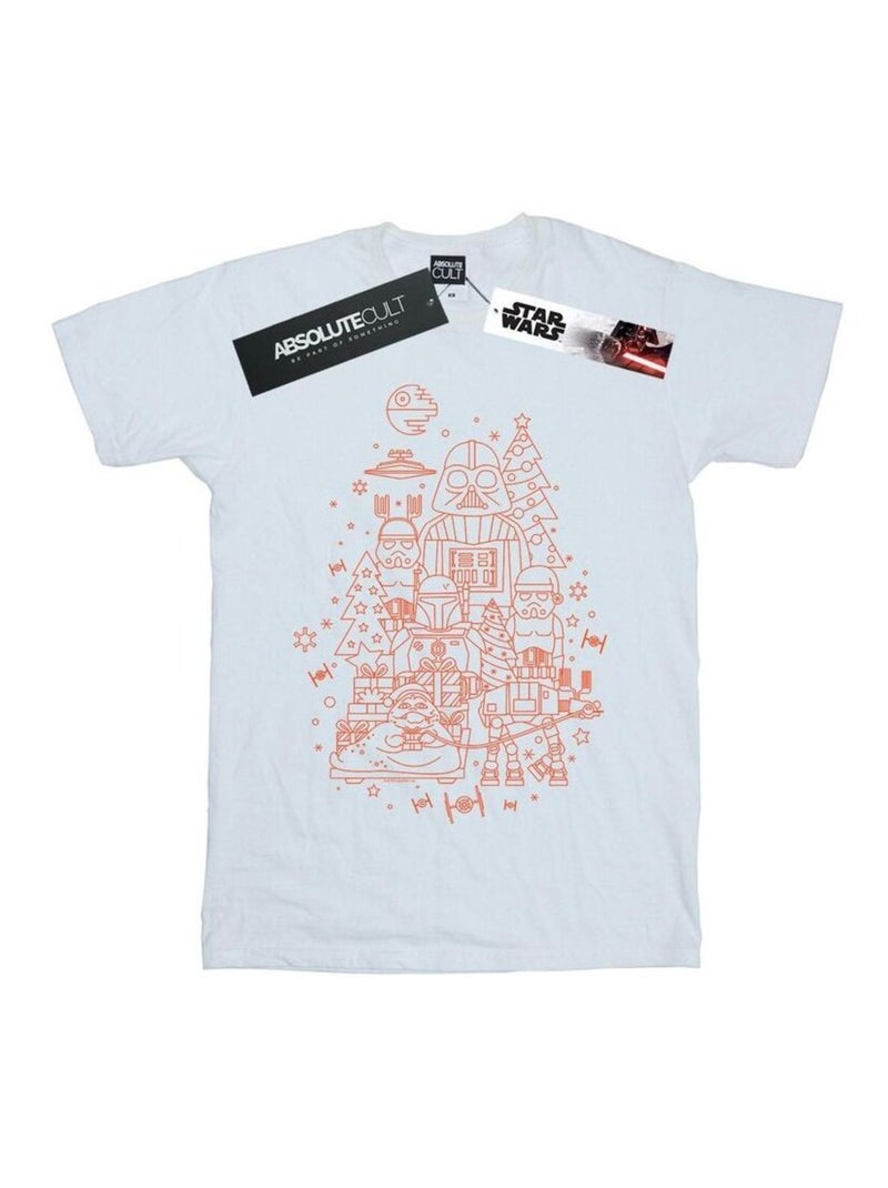 Star Wars - T-shirt EMPIRE Blanc - Kiabi