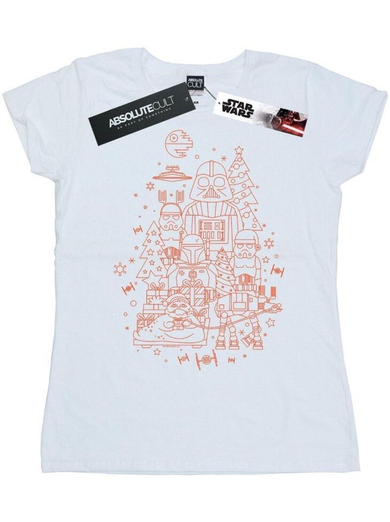 Star Wars - T-shirt EMPIRE Blanc - Kiabi