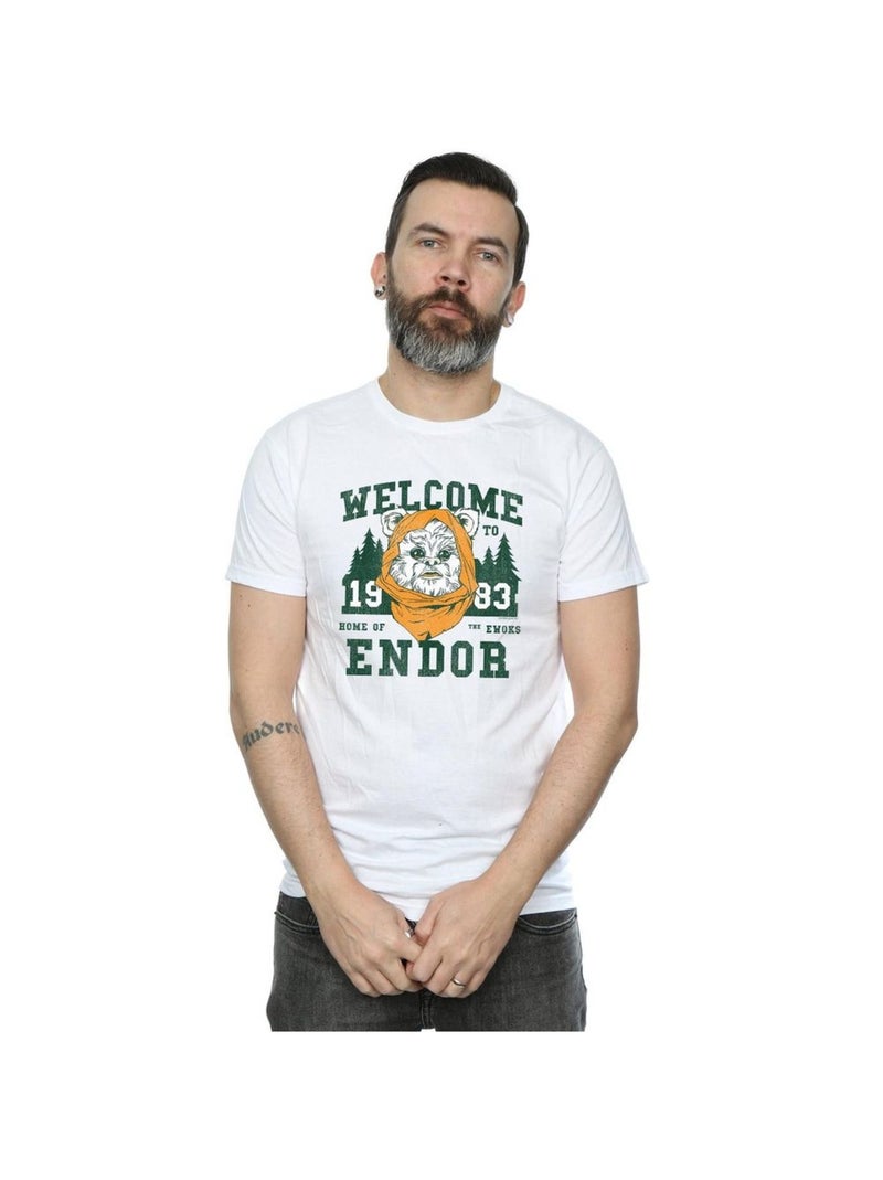 Star Wars - T-shirt ENDOR CAMP Blanc - Kiabi