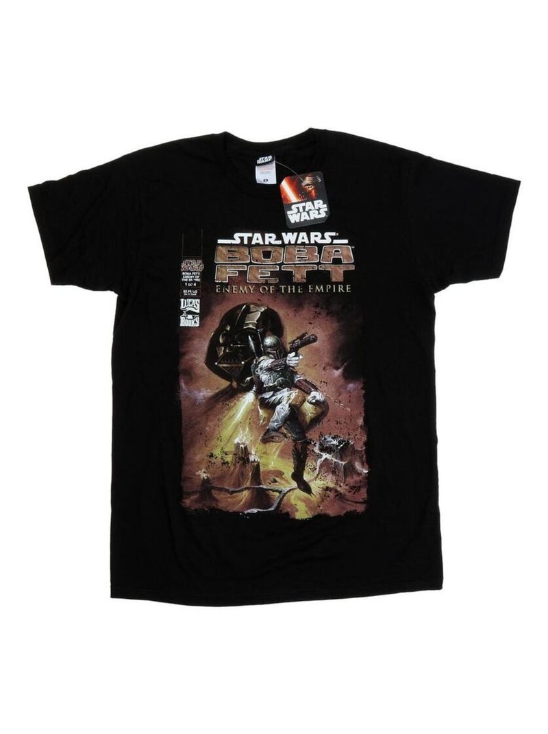 Star Wars - T-shirt ENEMY OF THE EMPIRE Noir - Kiabi