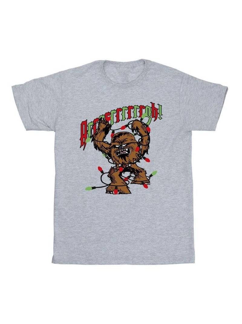 Star Wars - T-shirt EPISODE IV: A NEW HOPE ARGH Gris chiné - Kiabi