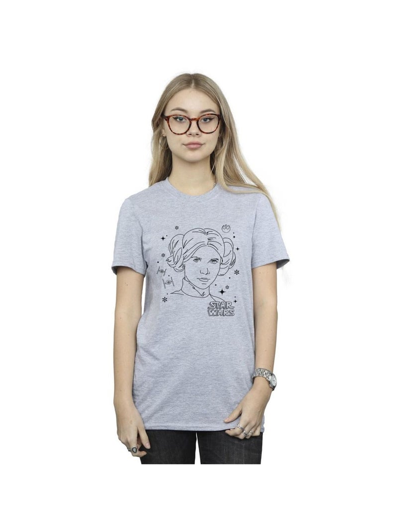 Star Wars - T-shirt EPISODE IV: A NEW HOPE Gris chiné - Kiabi