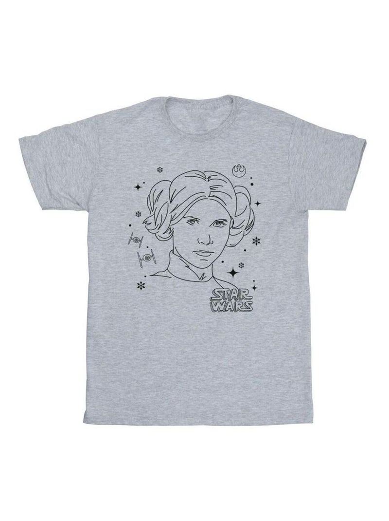 Star Wars - T-shirt EPISODE IV: A NEW HOPE Gris chiné - Kiabi