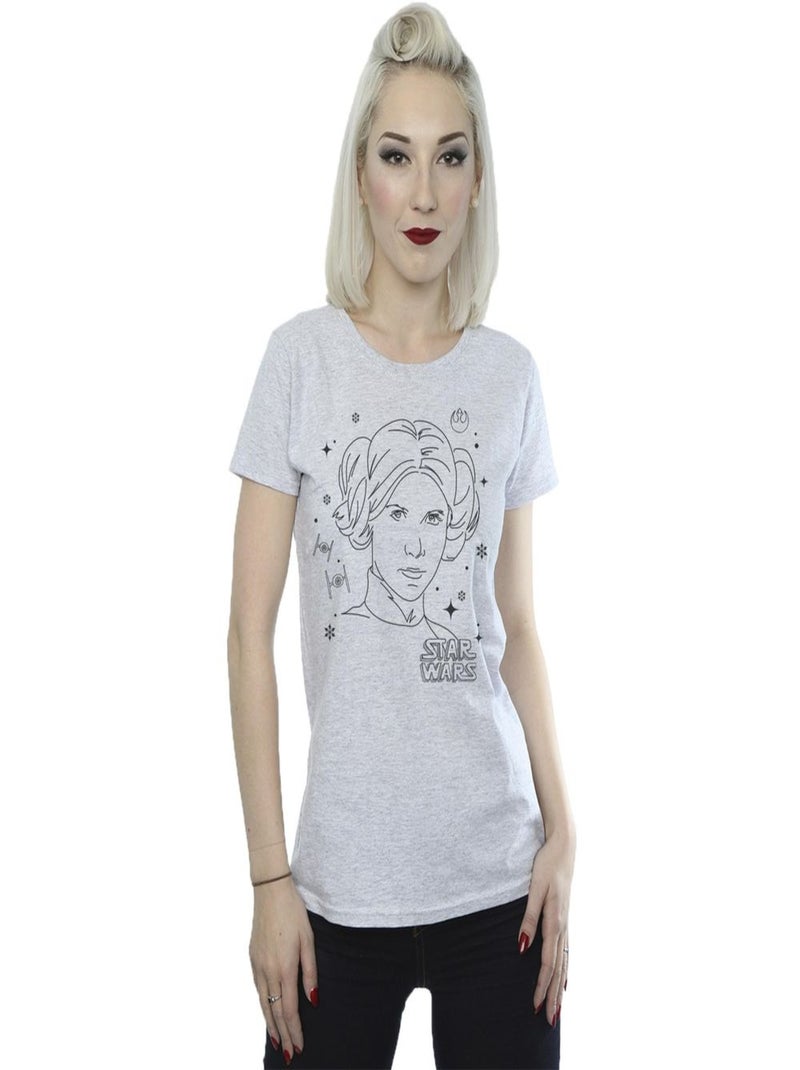 Star Wars - T-shirt EPISODE IV: A NEW HOPE Gris chiné - Kiabi