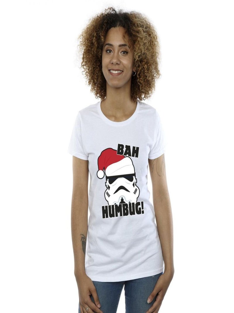 Star Wars - T-shirt EPISODE IV: A NEW HOPE HUMBUG Blanc - Kiabi