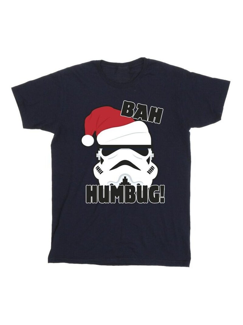 Star Wars - T-shirt EPISODE IV: A NEW HOPE HUMBUG Bleu marine - Kiabi