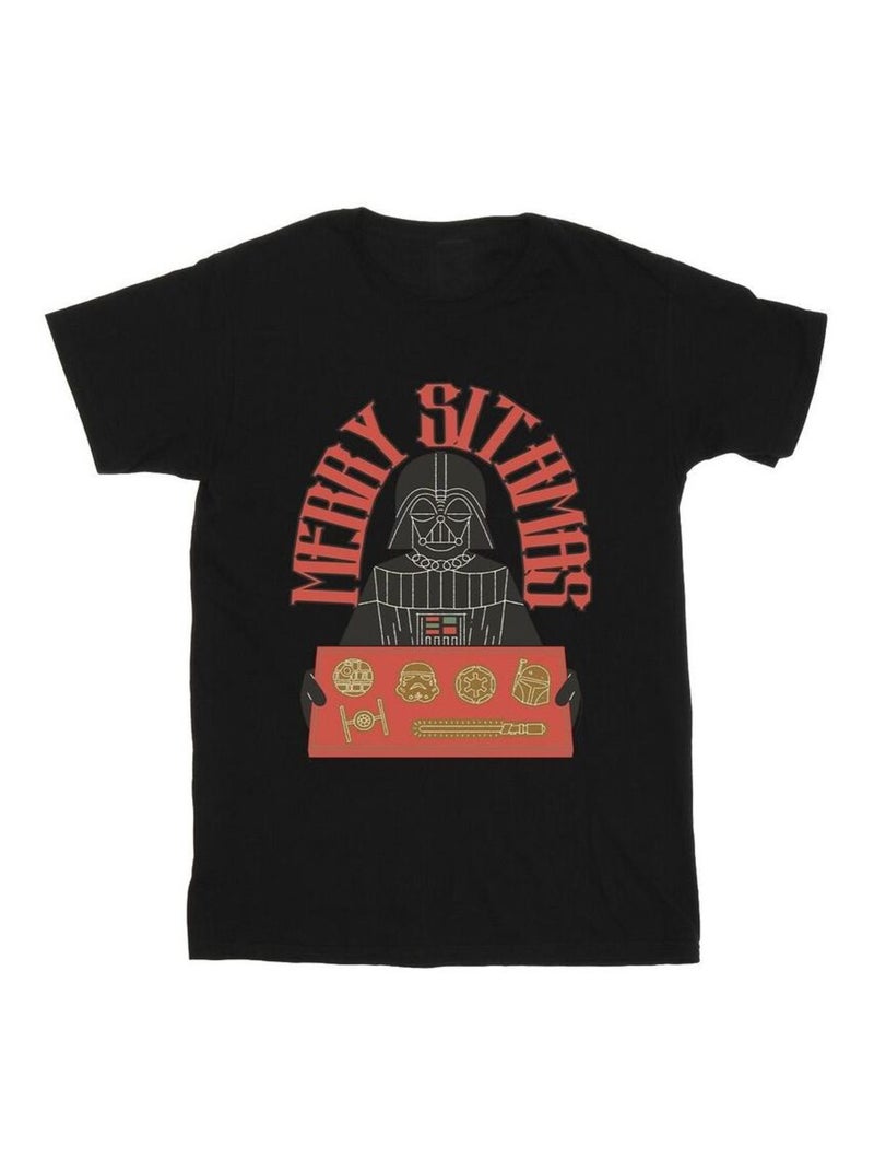 Star Wars - T-shirt EPISODE IV: A NEW HOPE MERRY SITHMAS Noir - Kiabi
