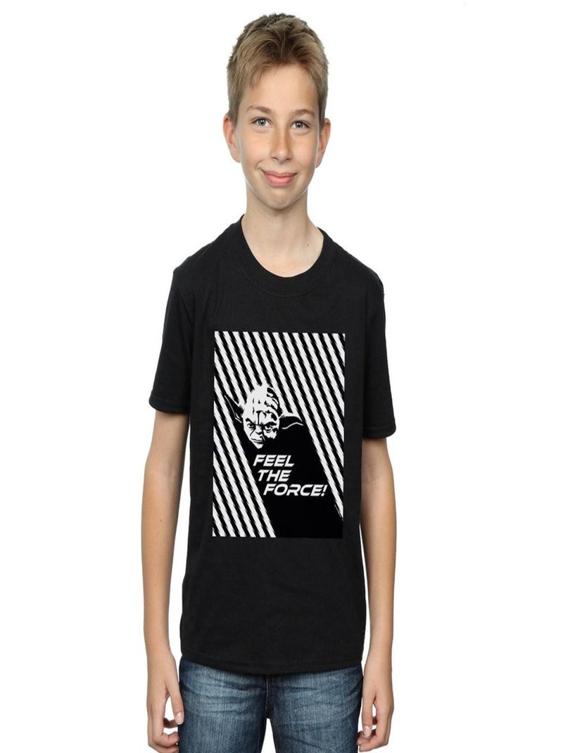 Star Wars - T-shirt FEEL THE FORCE Noir - Kiabi