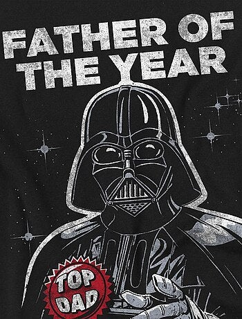 Star Wars - T-shirt fête des pères motif Dark Vador